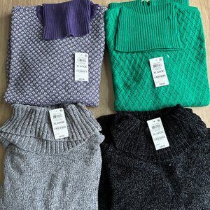 Karen Scott Women's Sweaters, new/never worn, XL (bundle of 4)